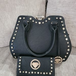 Traci Lynn Diamond Purse and Wallet